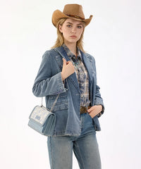 Wrangler Floral Chain Shoulder Bag