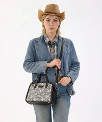 Wrangler Western Chic Lace Tote Bag