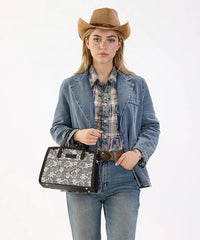 Wrangler Western Chic Lace Tote Bag