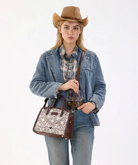 Wrangler Western Chic Lace Tote Bag