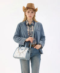 Wrangler Western Chic Lace Tote Bag