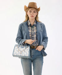 Wrangler Western Chic Lace Tote Bag