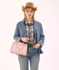Wrangler Western Chic Lace Tote Bag