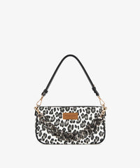 Wrangler Leopard Print Shoulder Bag in BK
