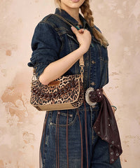 Wrangler Leopard Print Shoulder Bag in LP