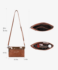 Wrangler Hair-On Crossbody Clutch in Brown