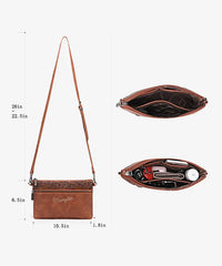 Wrangler floral crossbody purse in BR