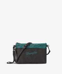 Wrangler floral crossbody purse in TQ