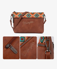 Wrangler western crossbody bag in BR