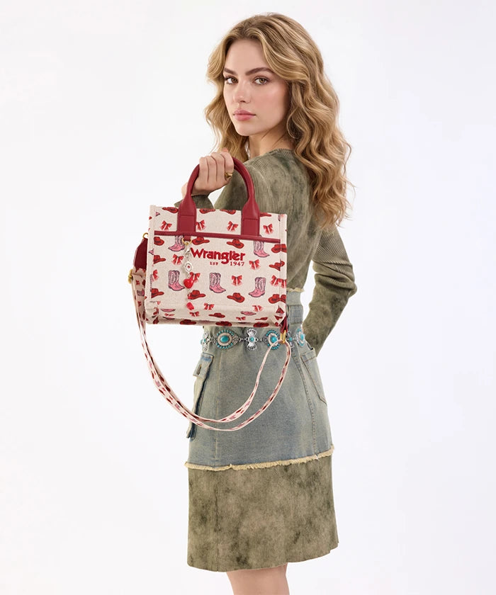 Wrangler Canvas Tote Bag in PK