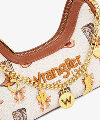 Wrangler Braided Handle Shoulder Bag in TN