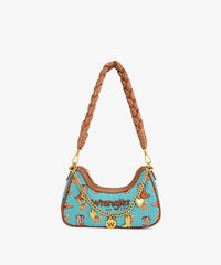 Wrangler Braided Handle Shoulder Bag in TQ