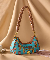 Wrangler Braided Handle Shoulder Bag in TQ