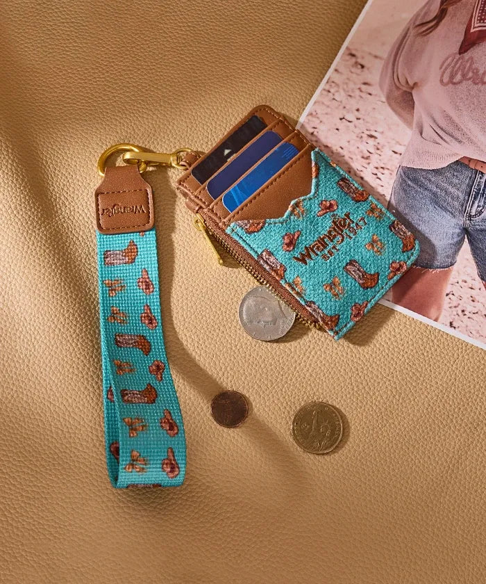 Wrangler Western Wristlet Cardholder in TQ