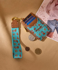 Wrangler Western Wristlet Cardholder in TQ