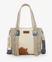 Wrangler Cowhide Fringe Concealed Carry Purse