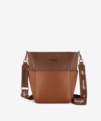 Wrangler Cow Print Crossbody Bucket Bag