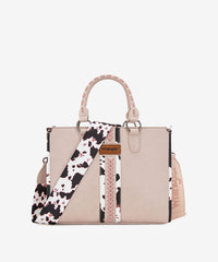 Wrangler Print Whipstitch Concealed Carry Tote Bag
