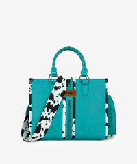 Wrangler Print Whipstitch Concealed Carry Tote Bag