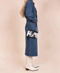 Wrangler Floral Embossed Crossbody Bag