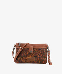 Wrangler Floral Embossed Crossbody Bag