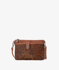 Wrangler Floral Embossed Crossbody Bag