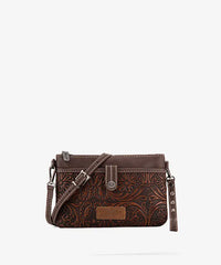 Wrangler Floral Embossed Crossbody Bag