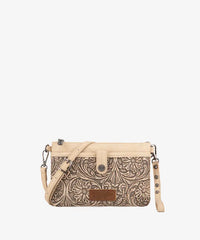 Wrangler Floral Embossed Crossbody Bag