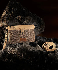 Wrangler Floral Embossed Crossbody Bag