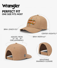 Wrangler Western Streetwear Hat in KH