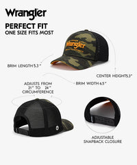Wrangler Classic Western Cowboy Hat in Camouflage