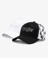 Wrangler Cow Print Baseball Cap in BK-OW