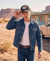 Wrangler 1947 Classic Mesh Trucker Cap in Black