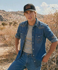 Wrangler Trucker Hat in Black
Wrangler Trucker Hat in White