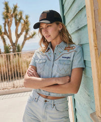 Wrangler Trucker Hat in Black
Wrangler Trucker Hat in White