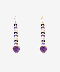 Wrangler Demeter’s Heart Necklace and Earrings Set