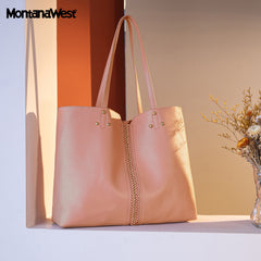 Montana West Tote Bag Soft Leather Shoulder Purses for Women