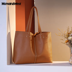 Montana West Tote Bag Soft Leather Shoulder Purses for Women