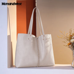 Montana West Tote Bag Soft Leather Shoulder Purses for Women