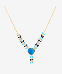 Wrangler Demeter’s Heart Necklace and Earrings Set