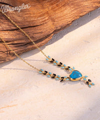 Wrangler Demeter’s Heart Necklace and Earrings Set