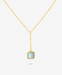Wrangler Gold Plated Minimalist Pendant Necklace and Earrings Set