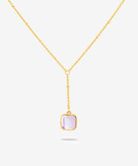 Wrangler Gold Plated Minimalist Pendant Necklace and Earrings Set