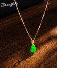 Wrangler Gold Plated Minimalist Pendant Jewelry Sets