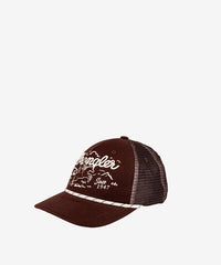 Montana West Cowboy Mesh Back Hat in brown- men's mesh back hats