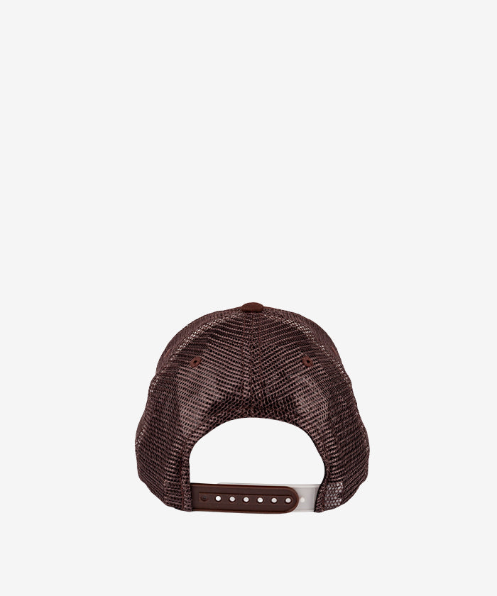 Montana West Cowboy Mesh Back Hat in brown- men's mesh back hats