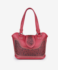 Montana West Tooling Studded Concealed Carry Handbag
