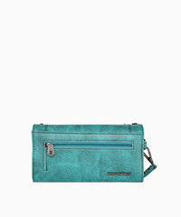 Montana West Whipstitch Studded Wallet