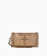 Montana West Whipstitch Studs Wallet