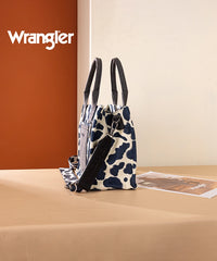 Wrangler All-over Leopard Print Tote Bag Black